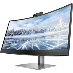 HP Z34c G3 34" Webcam WQHD Curved Screen LCD Monitor - 21:9 - Silver, Black