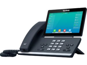 Yealink SIP-T57W IP Phone - Corded - Corded/Cordless - Bluetooth, Wi-Fi - Wall Mountable, Desktop - Classic Gray