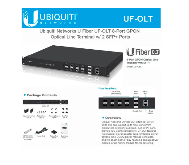 Comparative price of the UBIQUITI UF-OLT